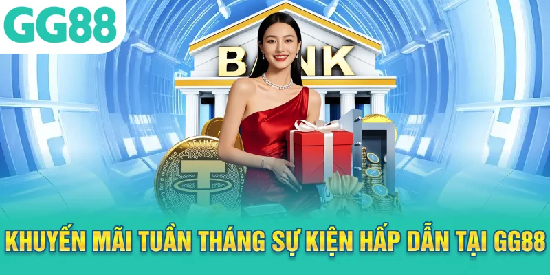 Khuyến mãi tuần tháng sự kiện hấp dẫn tại GG88